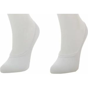 Teckel - Sock Footies - Kousenvoetjes - Wit - 2 Paar Katoen