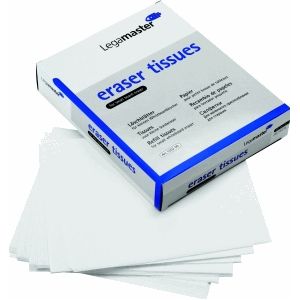 Legamaster 7-120200 wispapier voor het bijvullen van de kleine whiteboard-wismachine, 100 vellen, 13,7 x 16,5 cm