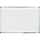 Legamaster 7-411000 Premium jaarplanner - UV-gehard whiteboard - horizontaal jaaroverzicht 90 x 60 cm