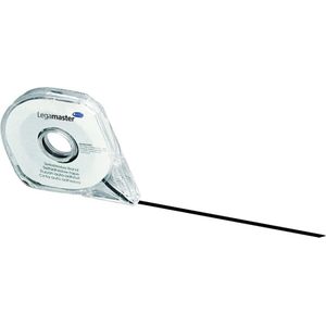 Planbord verdeeltape legamaster 1.0mmx16m zwart | Stuk a 16 meter