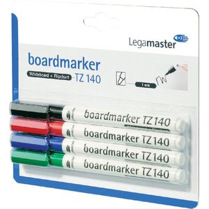 Whiteboardmarker legamaster tz140 1mm 4st ass | 10 stuks