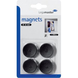 Whiteboardmagneten 30mm Lega Zwart