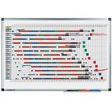 Legamaster Jahresplaner Premium 90x60 magnetisch weiß