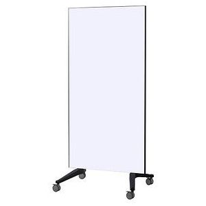 Mobiles Glasboard Legamaster, weiß, magnethaftend, doppelseitig nutzbar, B 900 x H 1750 mm