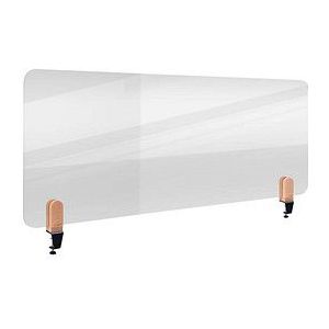 Legamaster Akustik-Tischtrennwand Elements 'Textil 60x160cm grau mit T