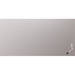 Legamaster Glas-Magnettafel matte 200,0 x 100,0 cm helles warmgrau