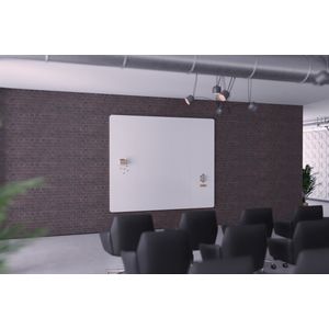 Legamaster Whiteboard WALL-UP 7-106127 119,5x200cm runde Ecke weiß