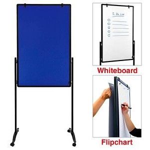 Legamaster Moderationswand PREMIUM PLUS Multiboard marineblau, weiß