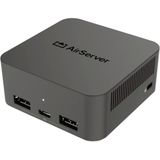 Airserver - Verbind 3 Draadloze Presentatiesystemen - Zwart - 4K UHD - USB-C