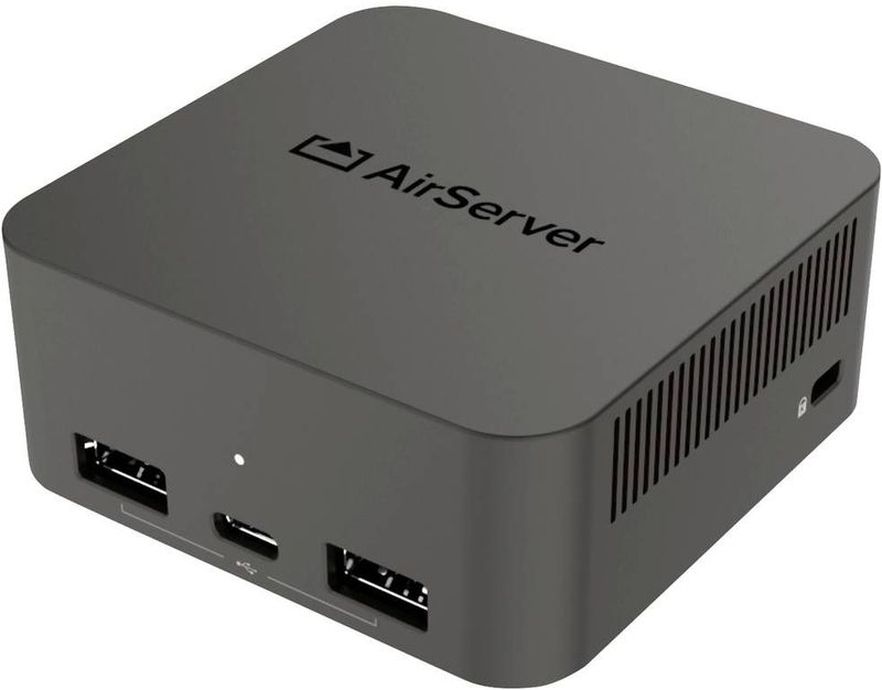 Airserver - Verbind 3 Draadloze Presentatiesystemen - Zwart - 4K UHD - USB-C