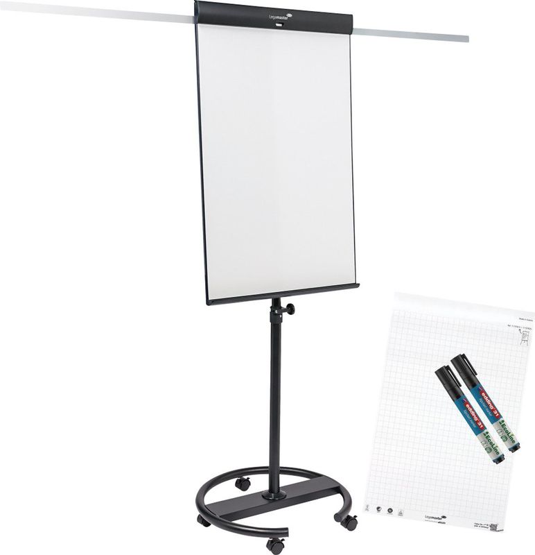 Legamaster SKETCH PRO mobiele flipover ronde voet