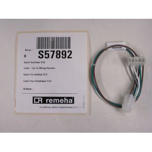 Remeha Quinta Solo en andere series kabel ventilator G1G