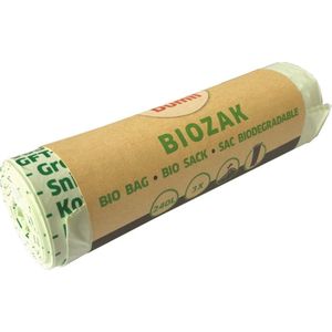 Biozakken 240 liter groen 115x140 cm composteerbaar - 1 Rol van 3 stuks