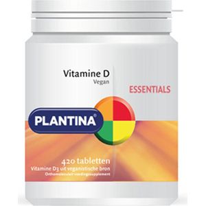 Plantina Vitamine D 10mcg/400i.e. Vegan 420 tabletten