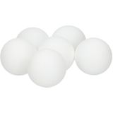 Set van 6x stuks tafeltennis/pingpong ballen 4 cm - Tafeltennissen - Tafeltennisballen