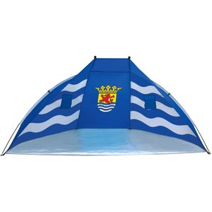 Beachshelter windscherm blauw Zeeland vlag 270 x 120 cm - Strandtent - Zon/wind bescherming voor kinderen