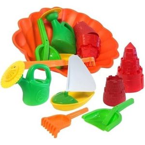 Speelgoed strand set met zandvormen 7 delig