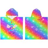 Unicorn - Kinderponcho - Multicolor - Microfiber