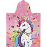 Unicorn - Kinderponcho - Multicolor - Microfiber