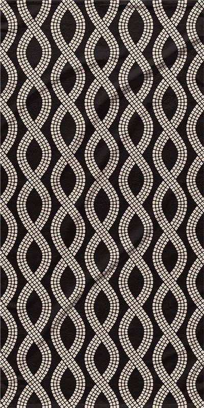 Strandlaken Mozaïk - 100x180 cm - Polyester - Trendy Ontwerp