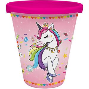 Emmer Unicorn - Roze - Kunststof