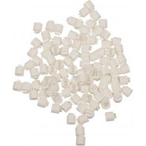 Duvoplus - Aandrukroller - Vogel - Zitstokdopje 12mm Wit - 1st