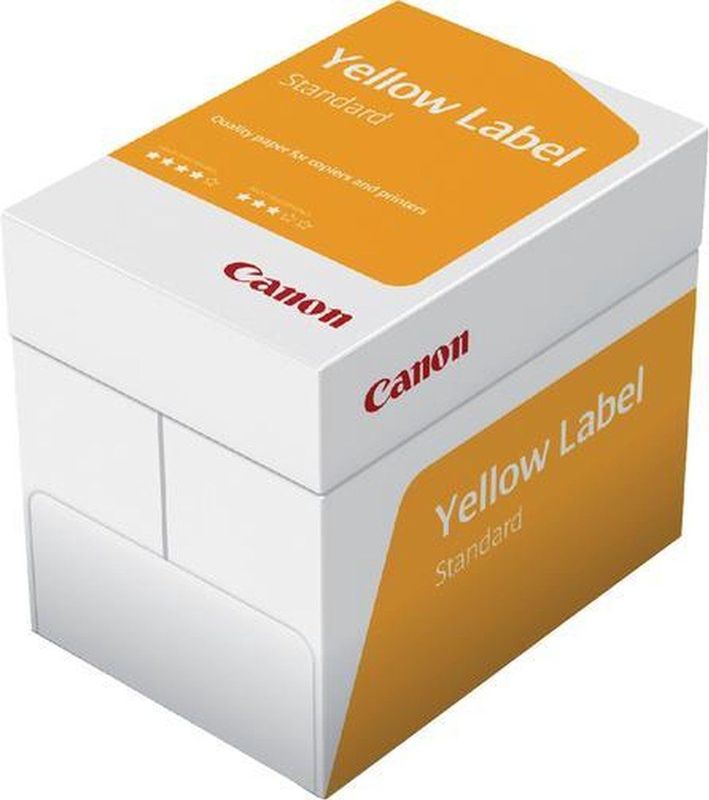 Kopieerpapier Canon Yellow Label A4 80gr wit 500 vel | 5 stuks