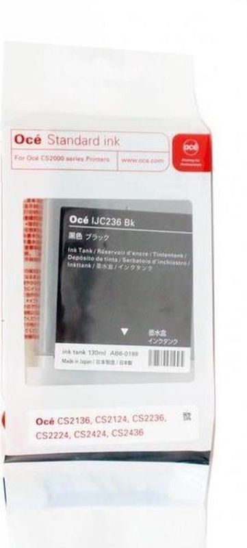 Océ - 29952265 - Inktfles - Zwart - Origineel - Geschikt voor CS2124, CS2136, CS2236, CS2224, CS2424, CS2436, CS2436MF