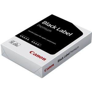 Kopieerpapier Canon Black Label Premium A4 75gr wit 500 vel | 5 stuks