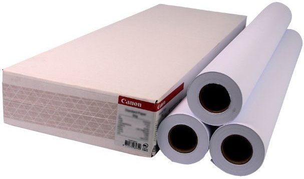 Inkjetpapier Canon, 914mmx50m 80 gram, standaard, 3 rollen