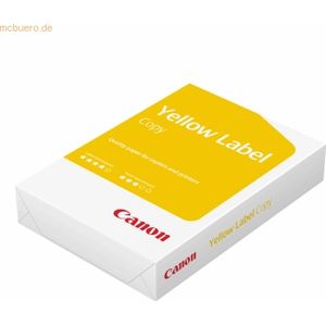 Canon kopieer/printpapier - Yellow Label Copy - PEFC - A4 - 80 grams - 1 pak a 500 vel