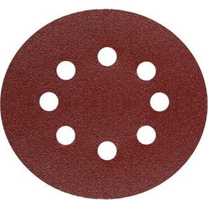 Schuurschijf Korrel 80 - Met klittenband bevestiging - 125mm - 10 stuks