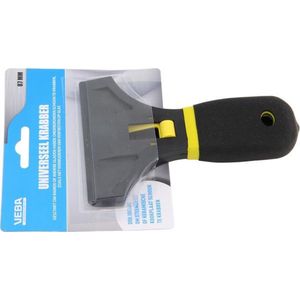 Universele Uitschuifbare Krabber - Afsteekmes - Glasschraper - Keramiekschraper - Verfkrabber - Steengrillschraper - Glasreiniger - Kookplaatschraper - Krabber - Kunststof - Zwart - 87mm