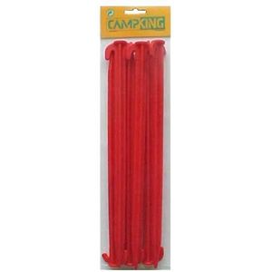 Campking Kunststof Tentharingen 6 stuks 30cm