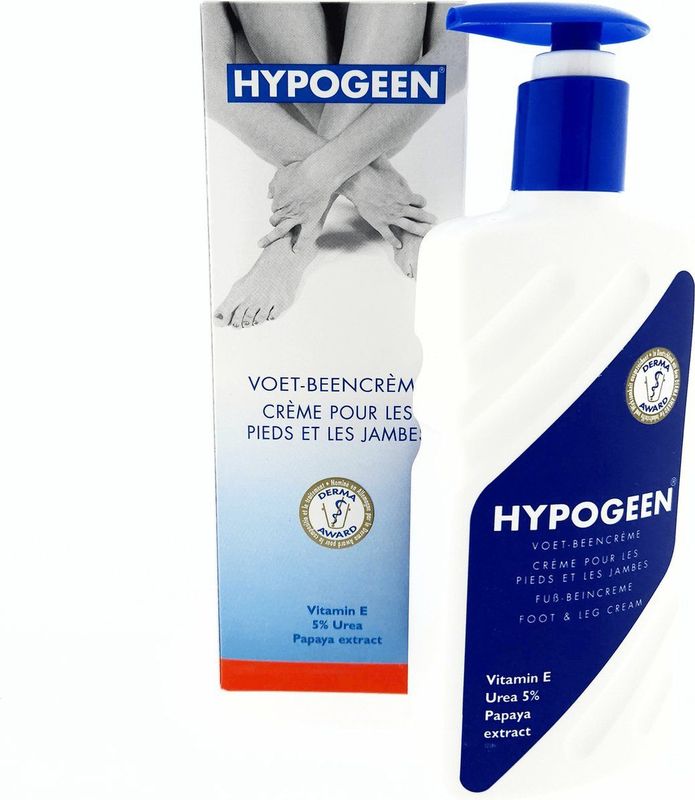 Hypogeen - Voet- en Beencrème - 300 ml - Vrij van Paraffine-olie en Vaseline