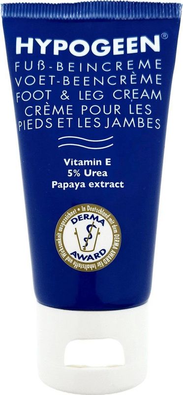 Hypogeen - Voet- en Beencrème - 50 ml - Vrij van Paraffine-olie en Vaseline