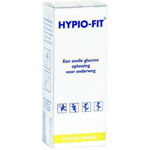 Hypio-fit - Glucoseoplossing - Lemon - 34% Sacharose - Sachet 13 ml