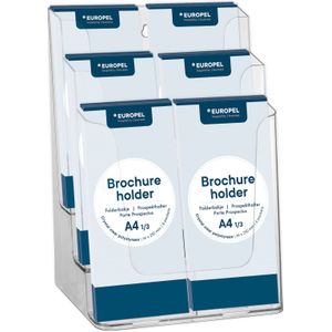 Folderbakje 6x 1/3A4