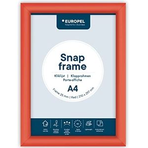 Kliklijst Europel A4 25mm rood