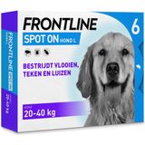 Frontline - Spot On - Hond - 20-40 kg - Anti-vlooienmiddel - Pipetverpakking