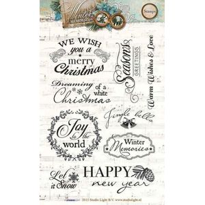 Winter Memories - Transparante Stempel - A6