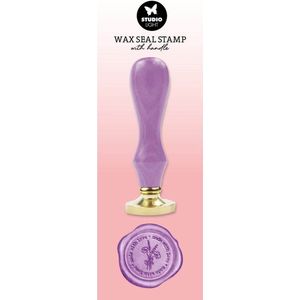 Sl-es-wax08 - Studiolight Essentials Tools nr.08 - Wax Seal Stamp with handle - Made with Love