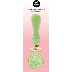 Studio Light • Essentials Tools Wax Stamp With Handle Green Butterfly