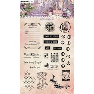 JMA Clear stamp ATC embellishments - Victorian Dreams nr. 611