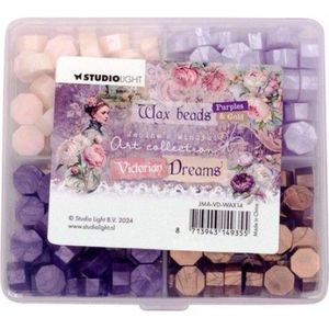 JMA Victorian Dreams wax beads 4 colour purple