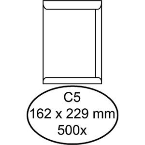 Envelop Quantore akte C5 162x229mm wit 500 stuks