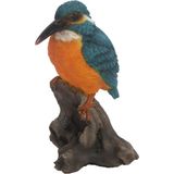 Esschert Design Ijsvogel 13,8 X 9,1 Cm Polyresin Blauw/oranje