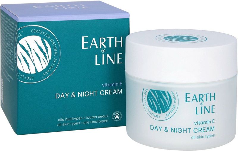Earth Line - Vitamine E - Dag en Nachtcrème - Met Zuivere Oliën en Kruiden