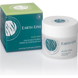Earth-Line - Aloe Vera Dag/Nachtcreme - 50 ml - Creme voor Gevoelige Huid