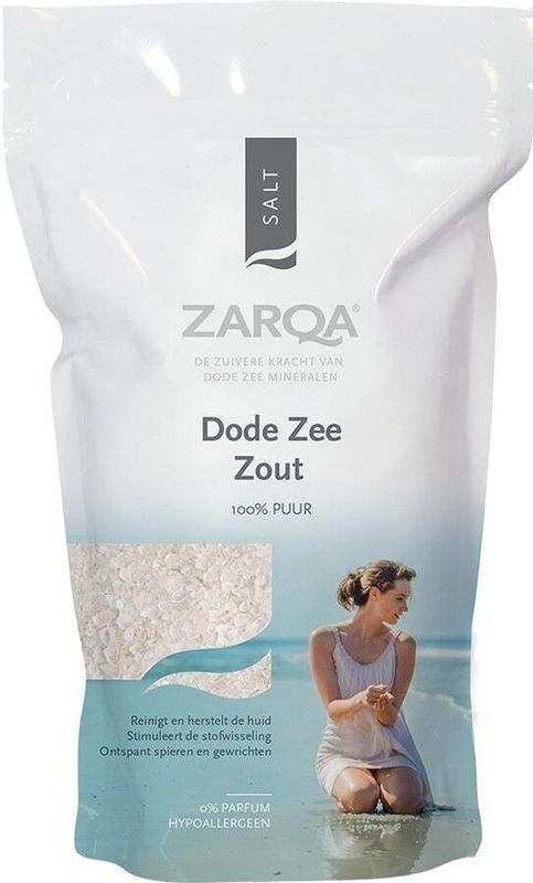 Zarqa - Dode Zeezout - Badproduct - 100% Natuurlijk - Vegan - Hypoallergeen